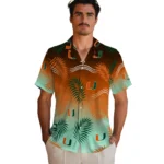 miami-hurricanes-hawaiian-shirt-personalized-ombre-fronds-orange-best-selling.webp