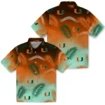 miami-hurricanes-hawaiian-shirt-personalized-ombre-fronds-orange-best-selling.webp