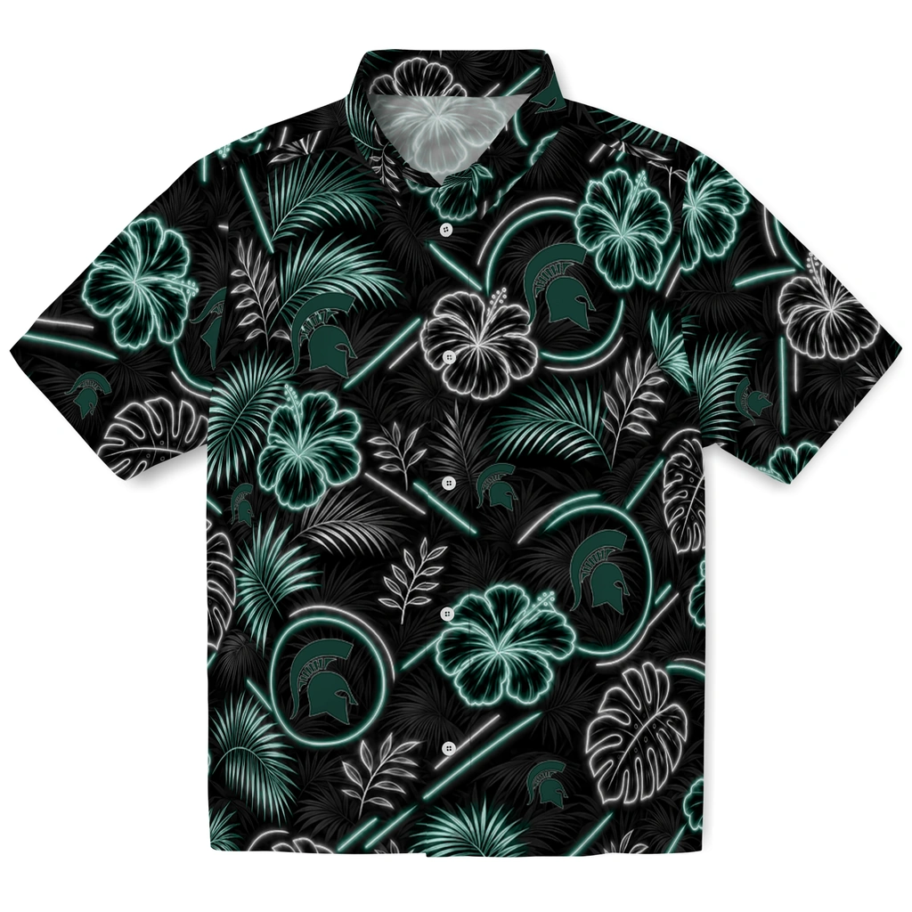 michigan-state-spartans-hawaiian-shirt-custom-neon-florals-black-best-selling.webp michigan state spartans hawaiian shirt custom neon florals black best selling