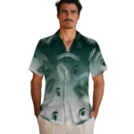 michigan-state-spartans-hawaiian-shirt-custom-ombre-fronds-green-best-selling.webp