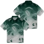 michigan-state-spartans-hawaiian-shirt-custom-ombre-fronds-green-best-selling.webp