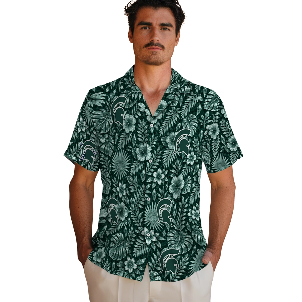 michigan-state-spartans-hawaiian-shirt-customized-crystal-foliage-green-fashion-forward.webp