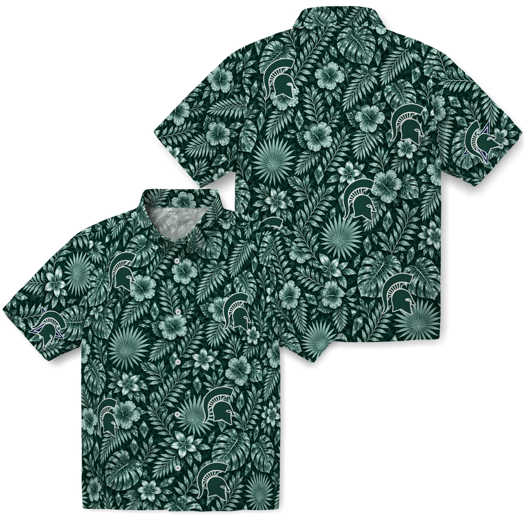 michigan-state-spartans-hawaiian-shirt-customized-crystal-foliage-green-high-quality.webp