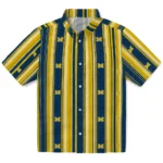 michigan-wolverines-hawaiian-shirt-custom-distressed-stripes-blue-maize-best-selling.webp