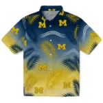 michigan-wolverines-hawaiian-shirt-customized-ombre-fronds-blue-best-selling.webp