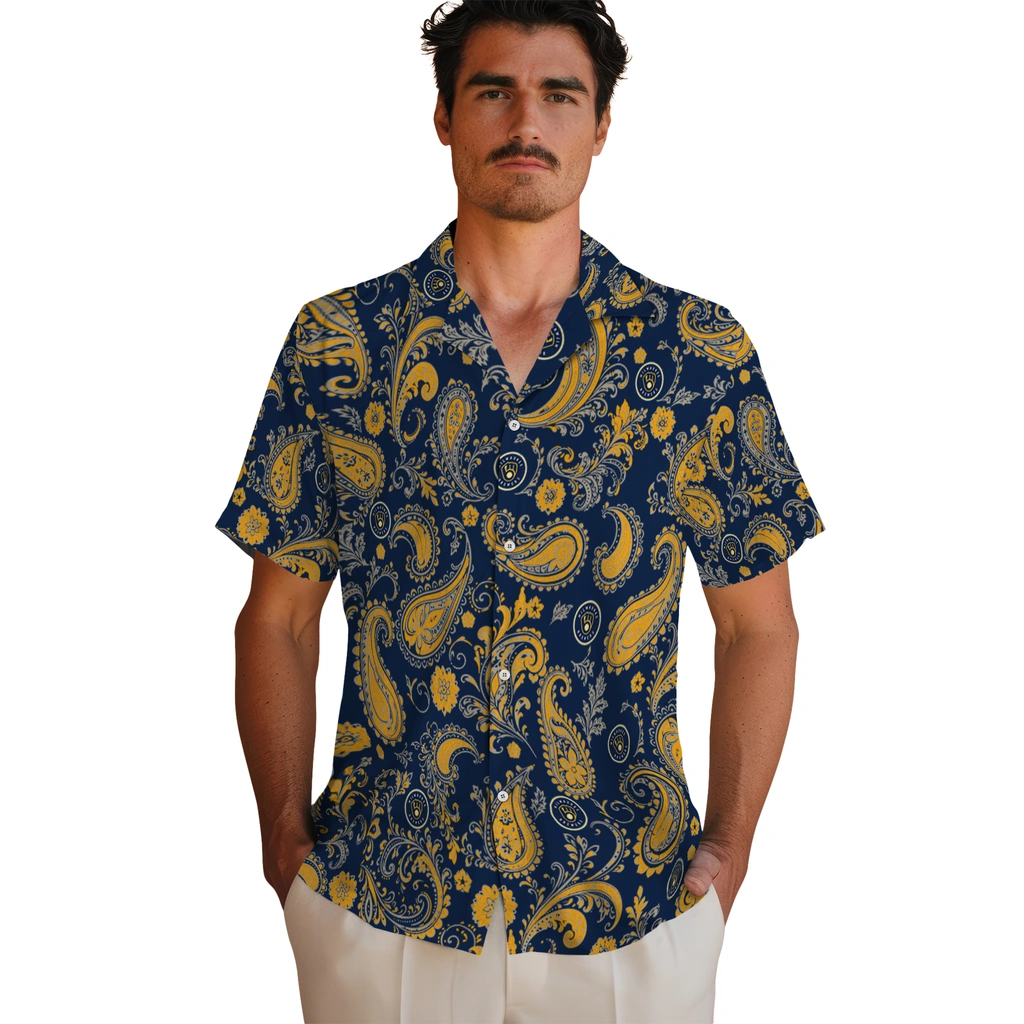 milwaukee-brewers-hawaiian-shirt-custom-paisley-print-navy-blue-fashion-forward.webp