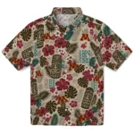 minnesota-golden-gophers-hawaiian-shirt-custom-tiki-masks-warm-beige-best-selling.webp