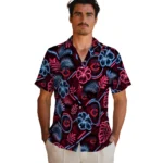 minnesota-twins-hawaiian-shirt-personalized-neon-florals-black-best-selling.webp