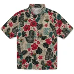 minnesota-wild-hawaiian-shirt-custom-tiki-masks-warm-beige-best-selling.webp