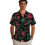 minnesota-wild-hawaiian-shirt-personalized-neon-florals-black-best-selling.webp