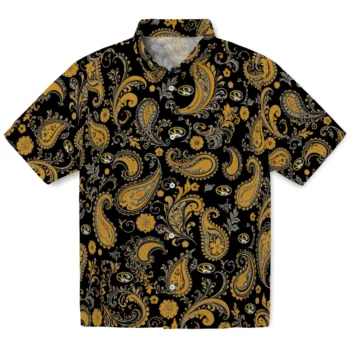 Missouri Tigers Hawaiian Shirt - Paisley Print Black