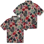 montreal-canadiens-hawaiian-shirt-customized-tiki-masks-warm-beige-best-selling.webp