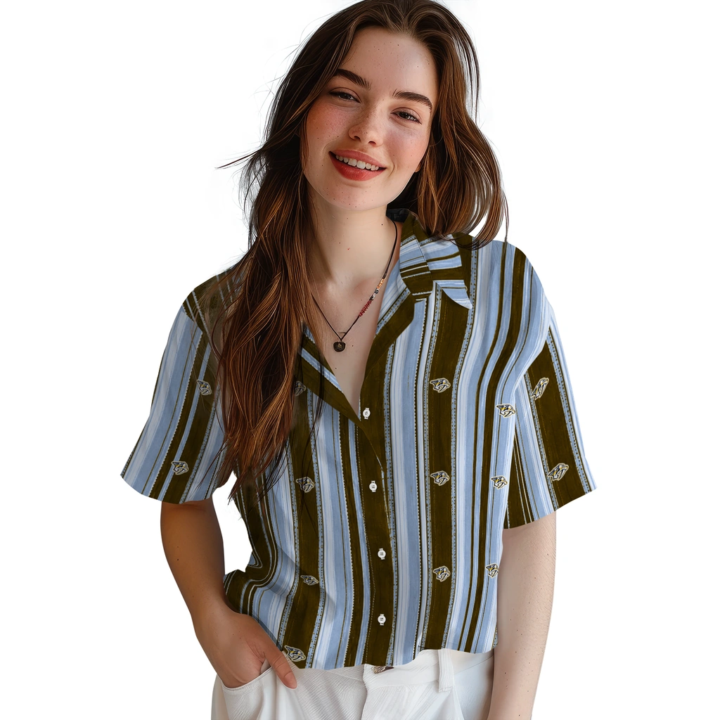 nashville-predators-hawaiian-shirt-custom-distressed-stripes-gold-blue-latest-model.webp