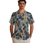 navy-midshipmen-hawaiian-shirt-custom-tiki-masks-warm-beige-best-selling.webp