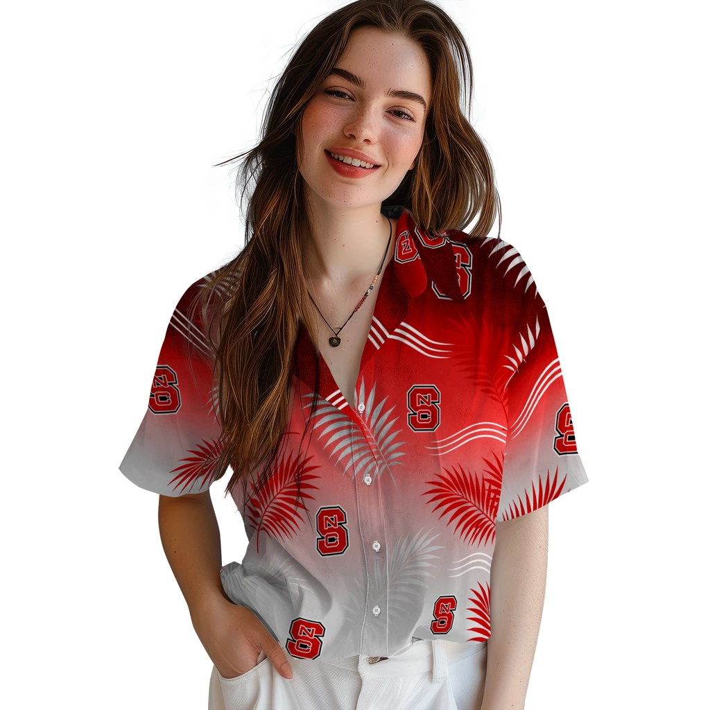 nc-state-wolfpack-hawaiian-shirt-custom-ombre-fronds-red-latest-model.webp