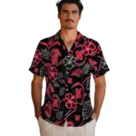 nebraska-cornhuskers-hawaiian-shirt-customized-neon-florals-black-best-selling.webp