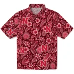 nebraska-cornhuskers-hawaiian-shirt-personalized-crystal-foliage-red-best-selling.webp