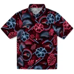 new-england-patriots-hawaiian-shirt-customized-neon-florals-black-best-selling.webp