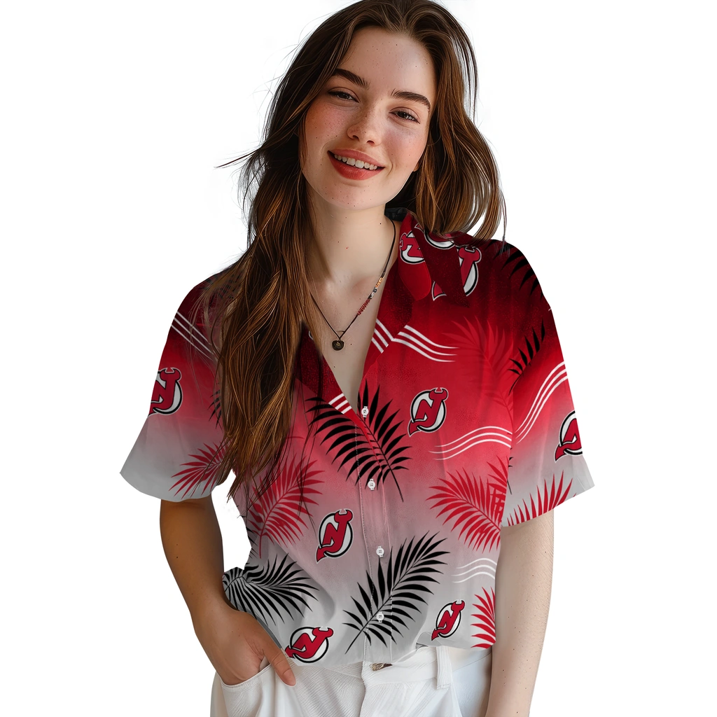 new-jersey-devils-hawaiian-shirt-personalized-ombre-fronds-red-latest-model.webp