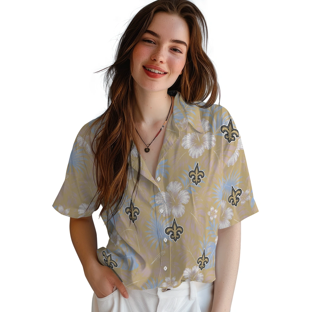 new-orleans-saints-hawaiian-shirt-custom-hibiscus-monstera-gold-latest-model.webp