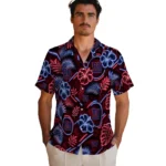 new-york-giants-hawaiian-shirt-custom-neon-florals-black-best-selling.webp