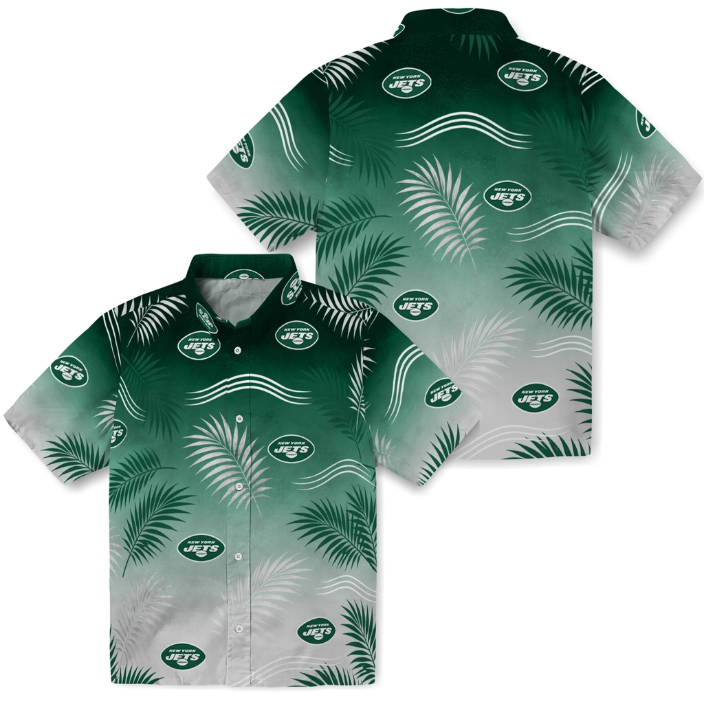 new-york-jets-hawaiian-shirt-customized-ombre-fronds-green-high-quality.webp