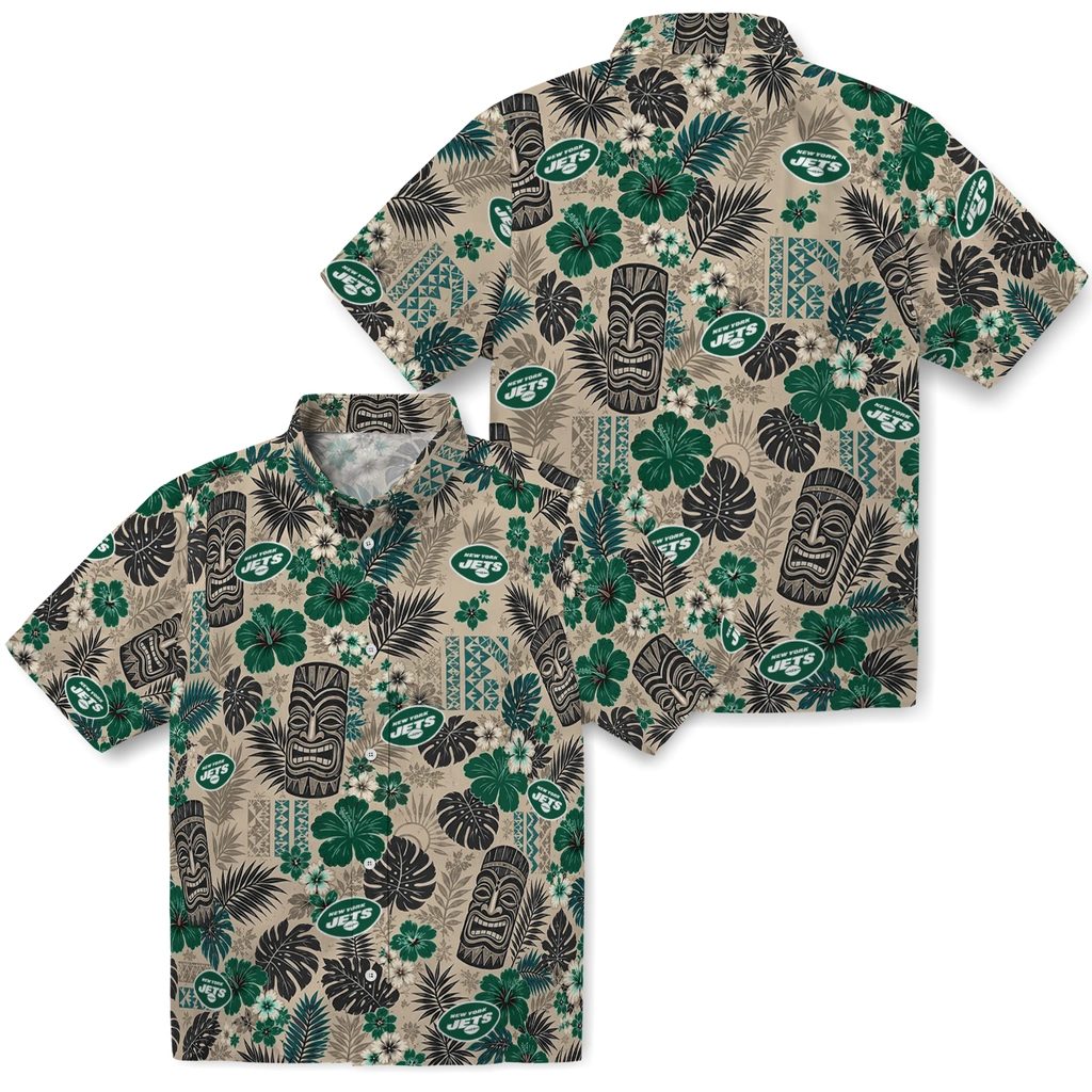 new-york-jets-hawaiian-shirt-personalized-tiki-masks-warm-beige-high-quality.webp
