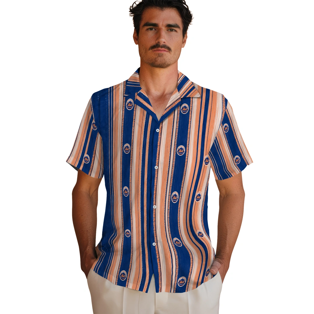 new-york-mets-hawaiian-shirt-personalized-distressed-stripes-blue-orange-fashion-forward.webp