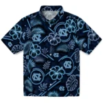 north-carolina-tar-heels-hawaiian-shirt-personalized-neon-florals-black-best-selling.webp