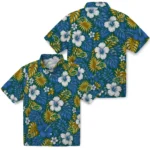 north-dakota-state-bison-hawaiian-shirt-customized-hibiscus-monstera-green-best-selling.webp
