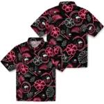 northern-illinois-huskies-hawaiian-shirt-customized-neon-florals-black-best-selling.webp