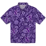 northwestern-wildcats-hawaiian-shirt-custom-crystal-foliage-purple-best-selling.webp