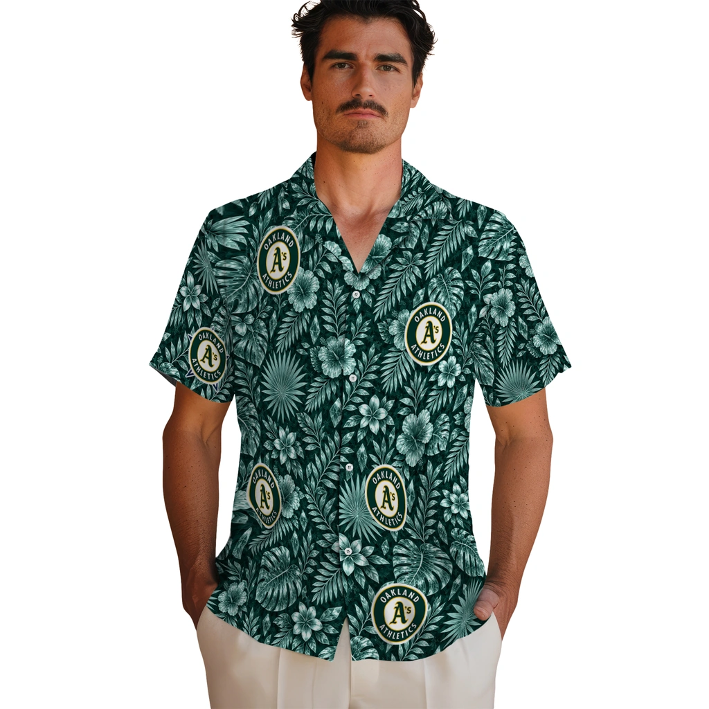 oakland-athletics-hawaiian-shirt-custom-crystal-foliage-green-fashion-forward.webp