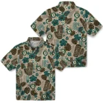 oakland-athletics-hawaiian-shirt-custom-tiki-masks-warm-beige-best-selling.webp