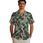 ohio-bobcats-hawaiian-shirt-custom-tiki-masks-warm-beige-best-selling.webp