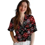 ohio-state-buckeyes-hawaiian-shirt-customized-neon-florals-black-best-selling.webp