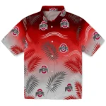 ohio-state-buckeyes-hawaiian-shirt-customized-ombre-fronds-scarlet-best-selling.webp