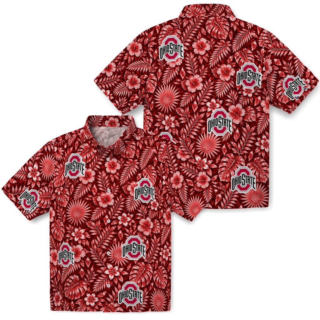 ohio-state-buckeyes-hawaiian-shirt-personalized-crystal-foliage-scarlet-high-quality.webp