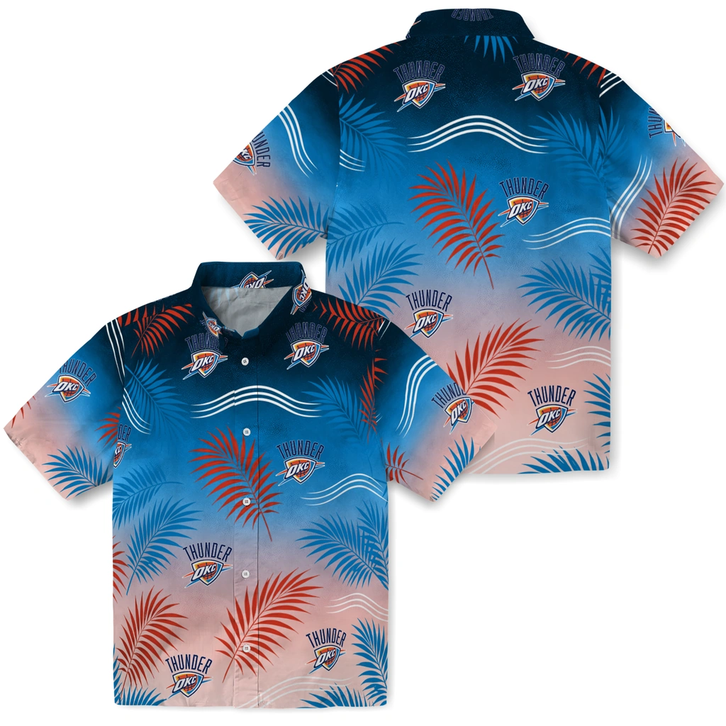 oklahoma-city-thunder-hawaiian-shirt-personalized-ombre-fronds-blue-high-quality.webp
