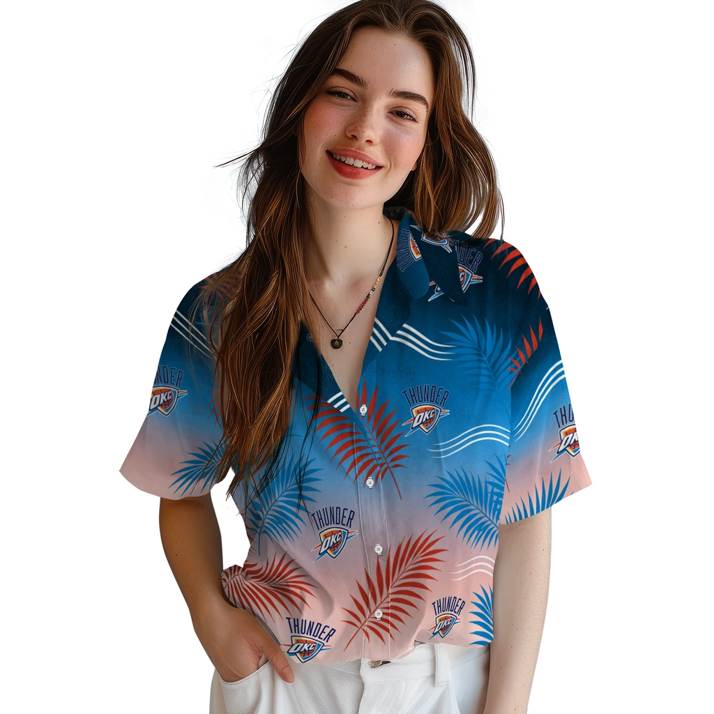 oklahoma-city-thunder-hawaiian-shirt-personalized-ombre-fronds-blue-latest-model.webp