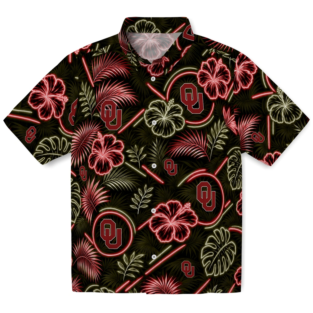 oklahoma-sooners-hawaiian-shirt-custom-neon-florals-black-best-selling.webp oklahoma sooners hawaiian shirt custom neon florals black best selling