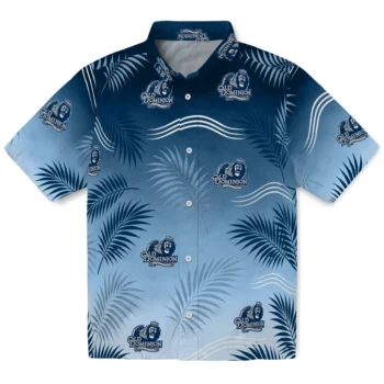 Old Dominion Monarchs Hawaiian Shirt - Ombre Fronds Blue