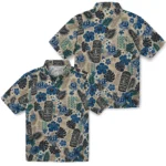 old-dominion-monarchs-hawaiian-shirt-customized-tiki-masks-warm-beige-best-selling.webp