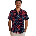 ole-miss-rebels-hawaiian-shirt-customized-neon-florals-black-best-selling.webp