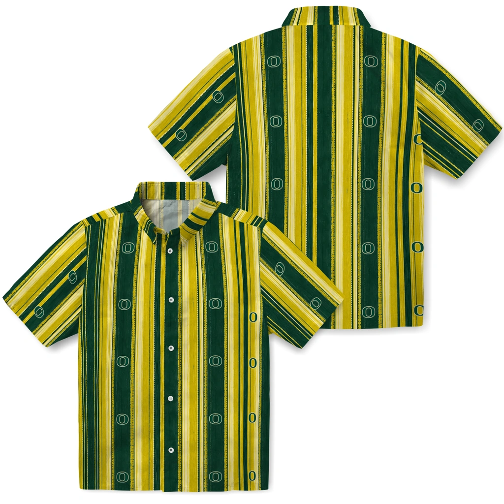 oregon-ducks-hawaiian-shirt-custom-distressed-stripes-green-yellow-high-quality.webp