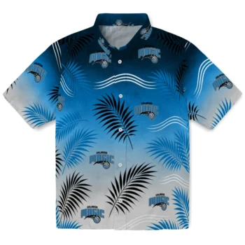 Orlando Magic Hawaiian Shirt - Ombre Fronds Blue