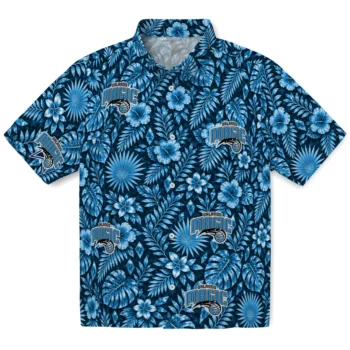 Orlando Magic Hawaiian Shirt - Crystal Foliage Blue