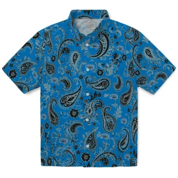 Orlando Magic Hawaiian Shirt - Paisley Print Blue