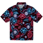 philadelphia-76ers-hawaiian-shirt-customized-neon-florals-black-best-selling.webp