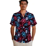 philadelphia-76ers-hawaiian-shirt-customized-neon-florals-black-best-selling.webp